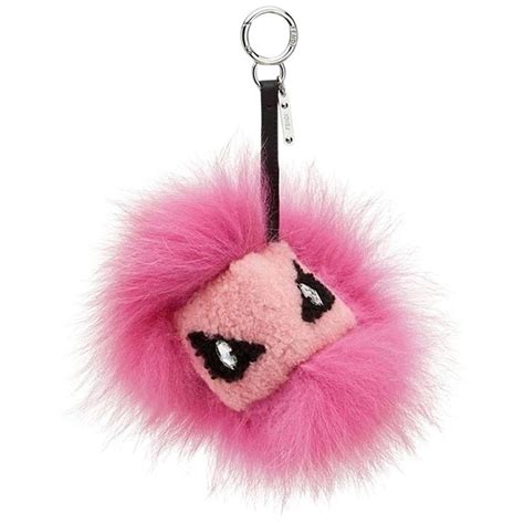 fendi monster charm material|fendi fur bag charm.